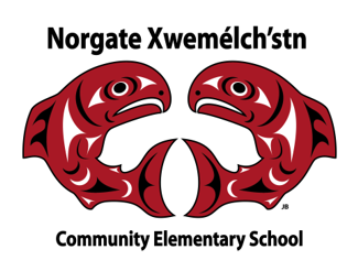Norgate Two Salmon Logo